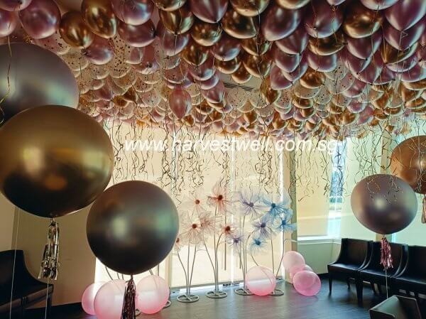 Un-inflated Chrome Latex Balloon